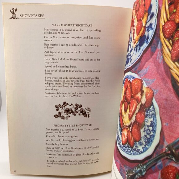 VINTAGE The Ideals Whole Grain Cookbook ~ Softcover 1970s baking recipe book - Picture 10 of 16